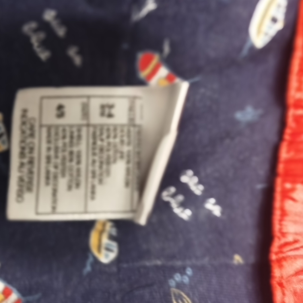 Red Kids Jacket with Embroidered Characters - Picture 6 of 10